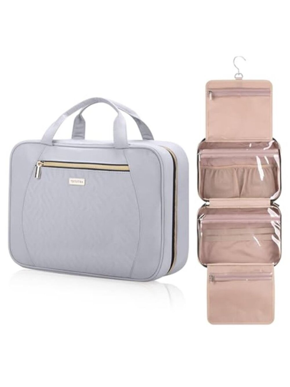 Hanging Toiletry Bag Waterproof Travel Makeup Organizer Cosmetic Case